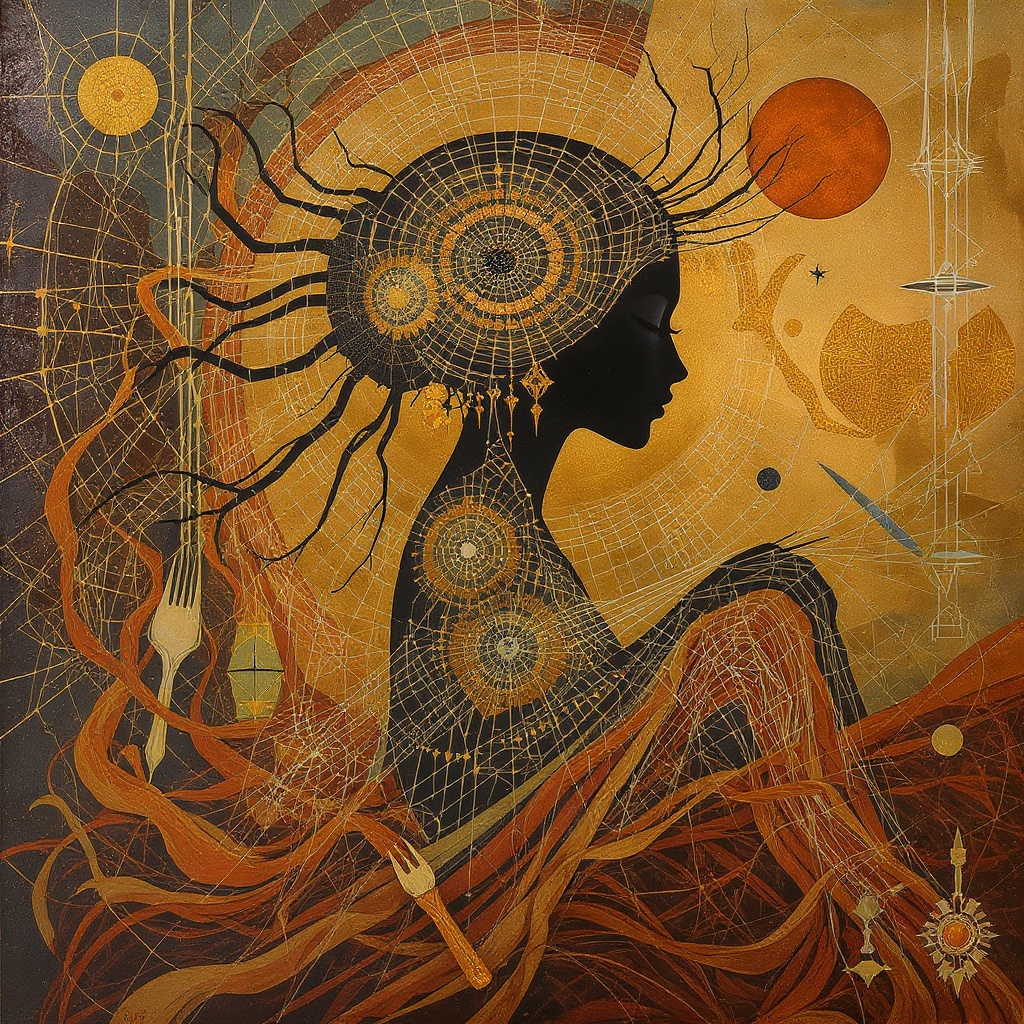 Creatrix / Spider Weaver (Spider Woman) illustration