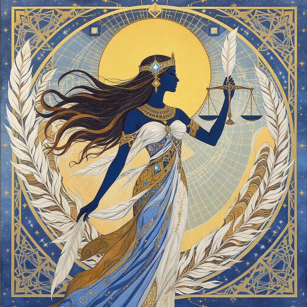 Justice (Ma'at) illustration