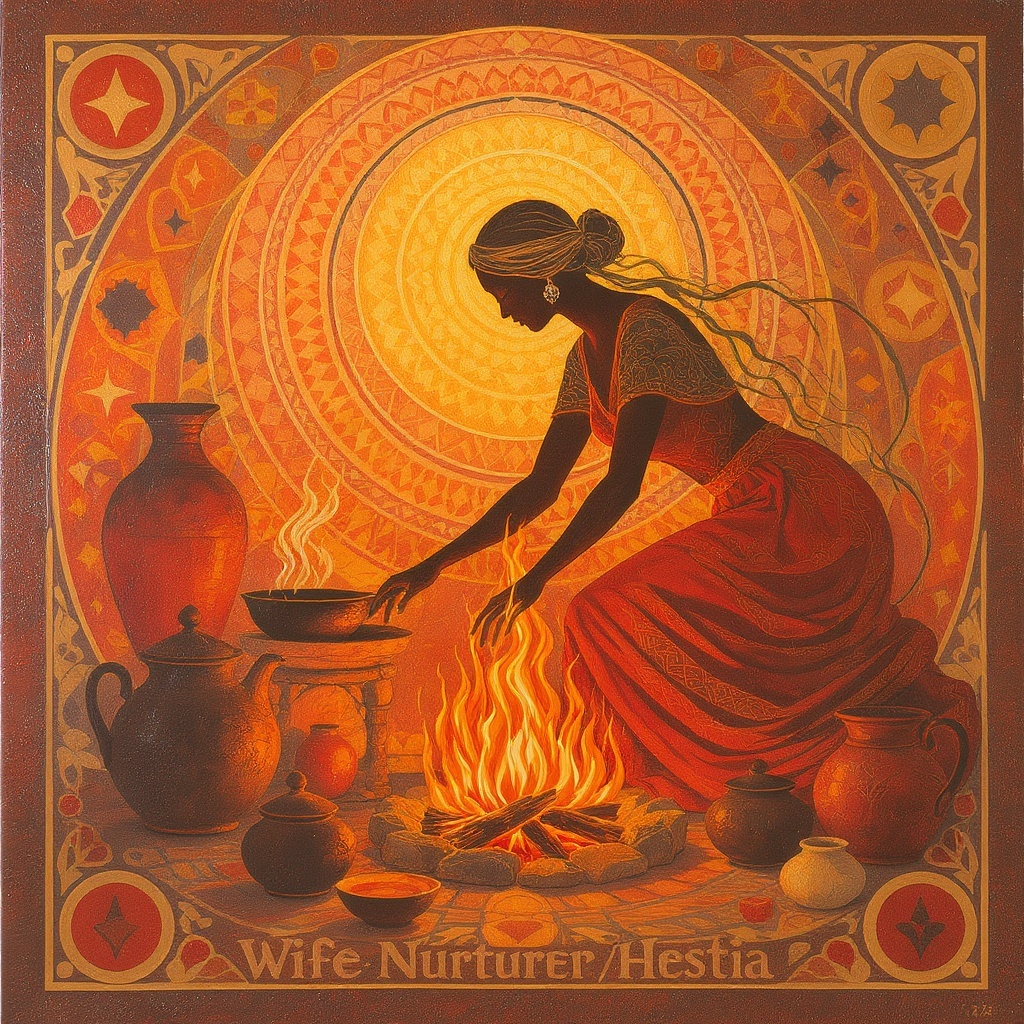 Wife / Nurturer / Hearth Goddess (Hestia, Nephthys) illustration